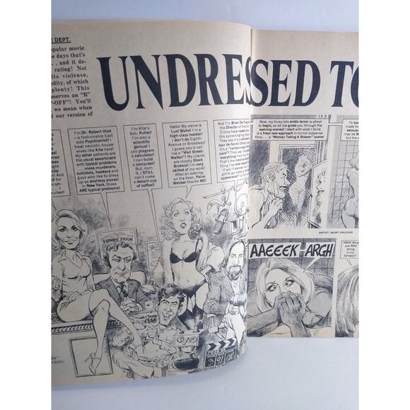 MAD Magazine #222 April 1981 Dressed To Kill Movie Satire That's Incredible TV - Picture 3 of 5